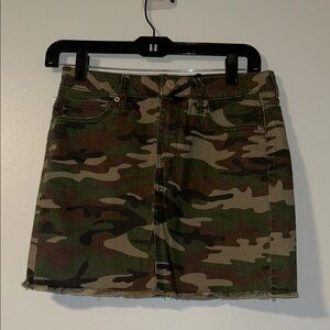 Forever 21 Camouflage Mini Skirt